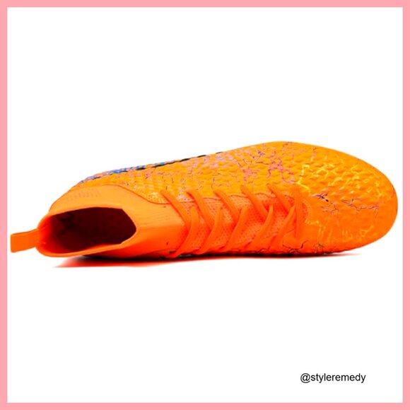 High-Top Soccer Cleats with Spikes, Breathable Athletic Shoes main image 4
